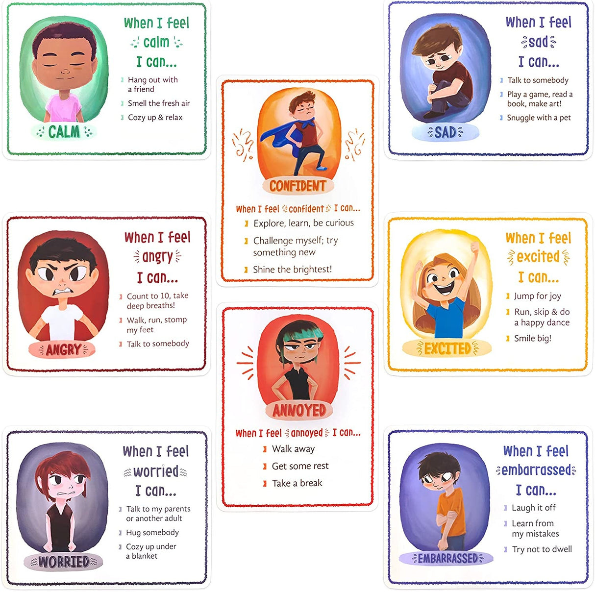 How I'm Feeling Reversible Classroom Posters (8-pack)