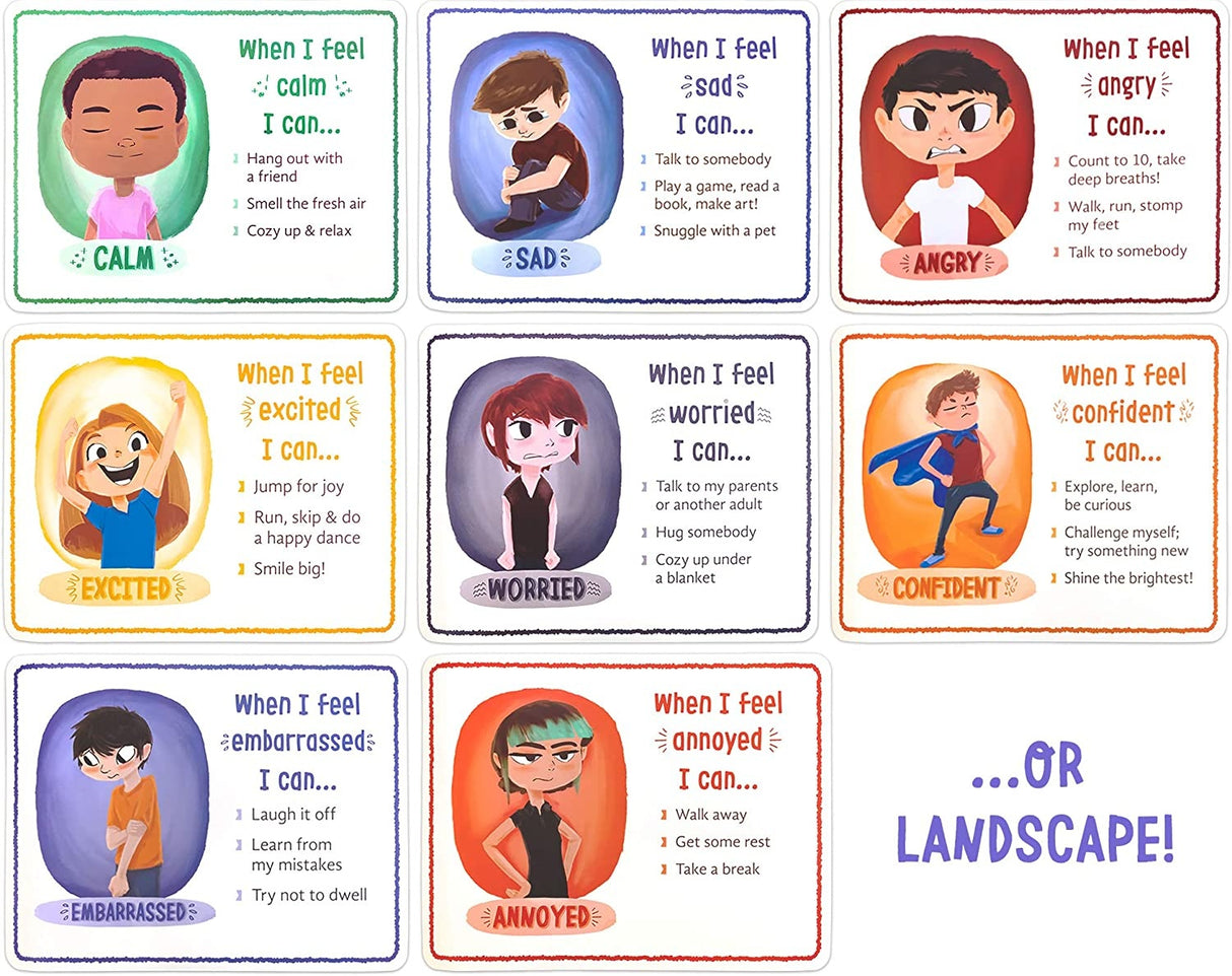How I'm Feeling Reversible Classroom Posters (8-pack)