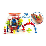 Mini Squigz 75 PC Building Kit & Travel Set