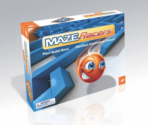 Maze Racers Game - Exciting, Creative Construction & Challenging Fine-Motor Maze Game!