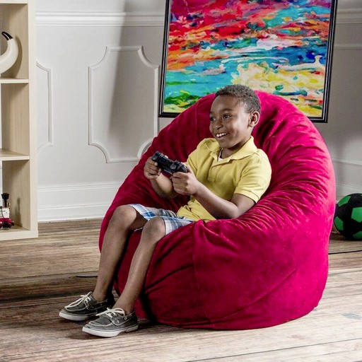 JAXX Kids 4ft Microsuede Multi-Functional Cocoon Chair & Crash Pad