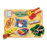 Melissa & Doug Musical Instruments Sound Puzzle (8 Pieces)