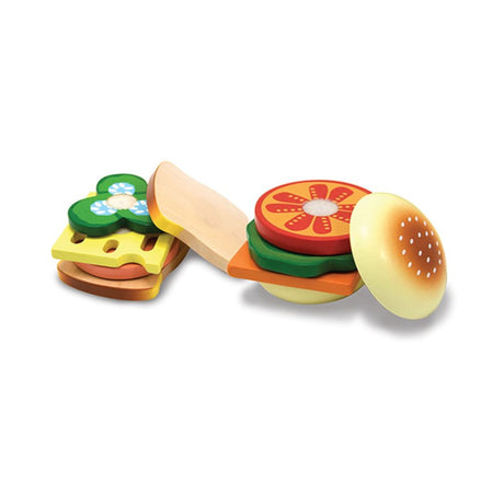 Melissa & Doug Sandwich Making Set - Wooden Play Food