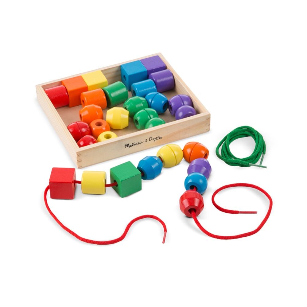 Melissa & Doug Primary Lacing Beads