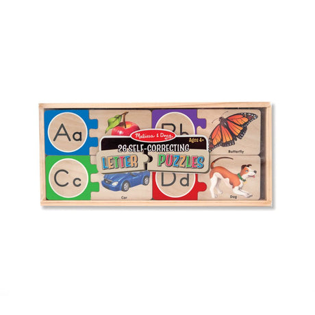 Melissa & Doug Alphabet Wooden Puzzle Cards