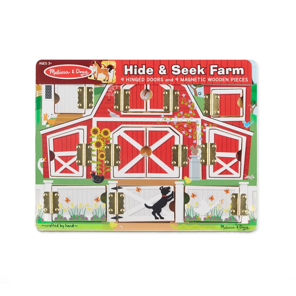 Melissa & Doug Magnetic Hide & Seek Farm