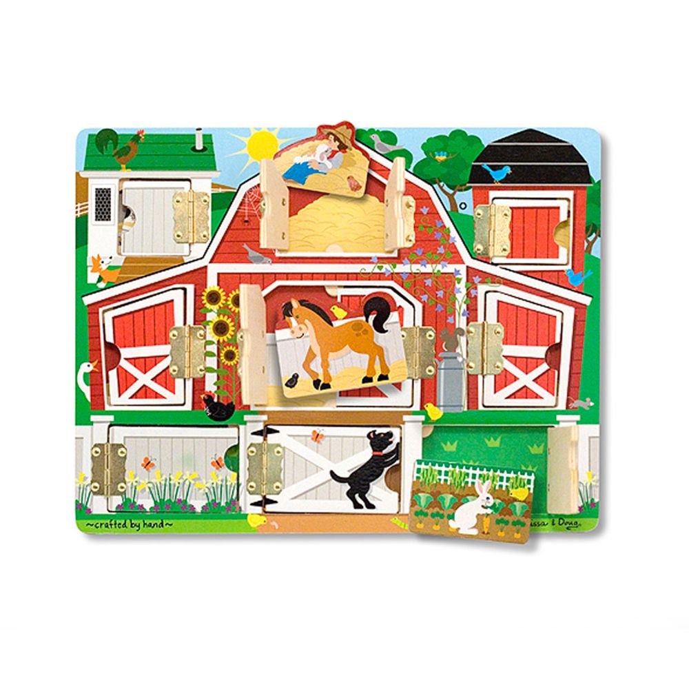 Melissa & Doug Magnetic Hide & Seek Farm