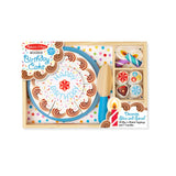 Melissa & Doug Decorate, Slice & Serve Birthday Party - Wooden Toy