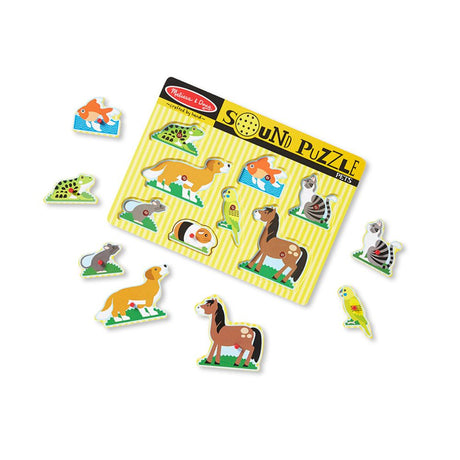 Melissa & Doug Pets Sound Puzzle (8 Pieces)