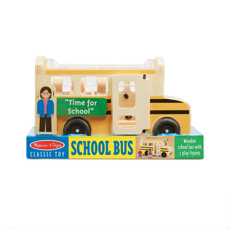 Melissa & Doug Wooden Classic School Bus
