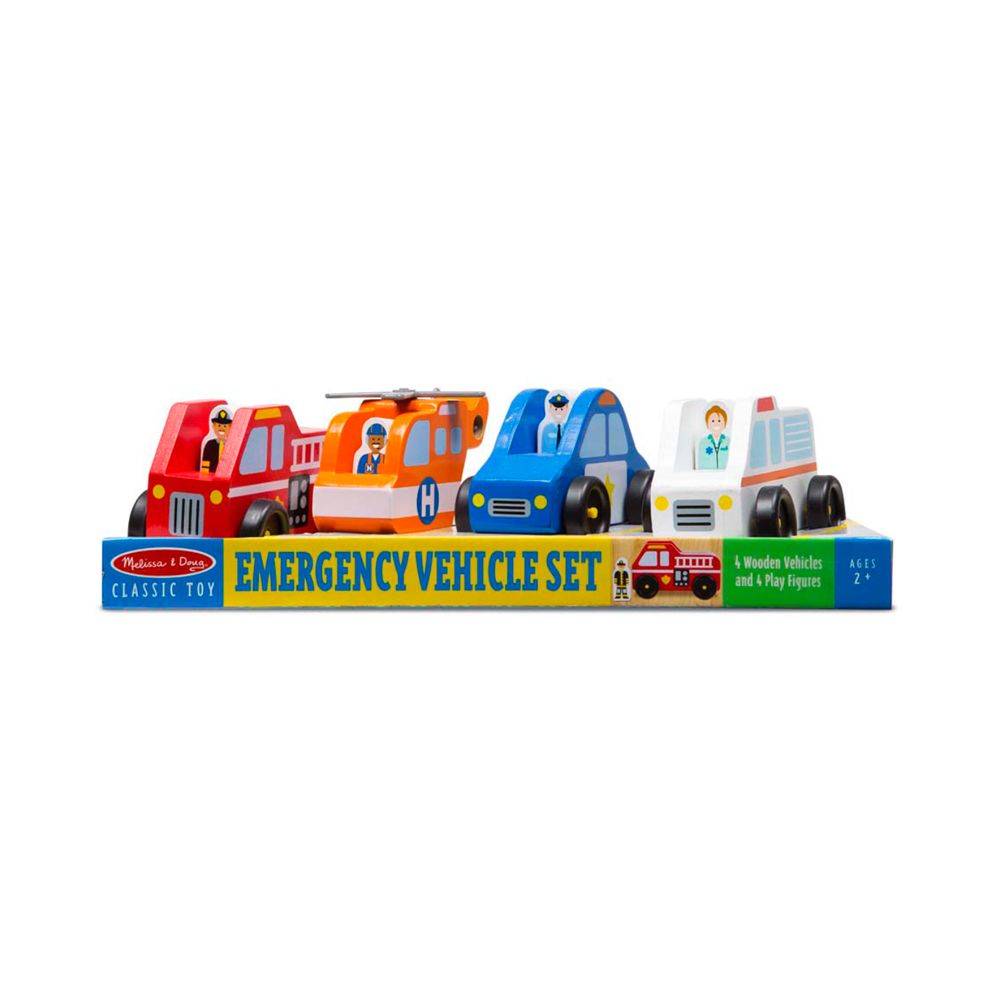 Melissa & Doug Emergency Vehicle Set