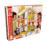 Hape All Seasons Furnished Wooden Dollhouse