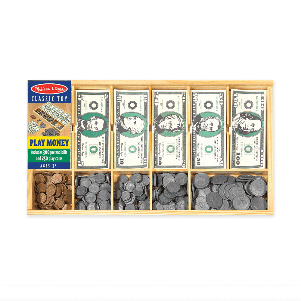 Melissa & Doug Classic Play Money Set
