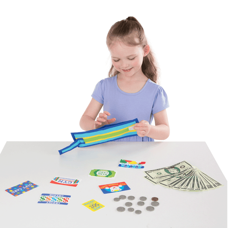 Melissa & Doug Pretend-to-Spend Wallet