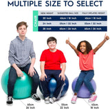 No Roll, Weighted Balance Ball Chair