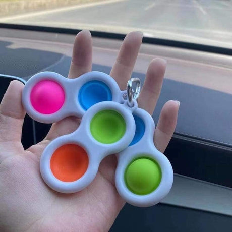 Simple Dimple Fidget Key Chain
