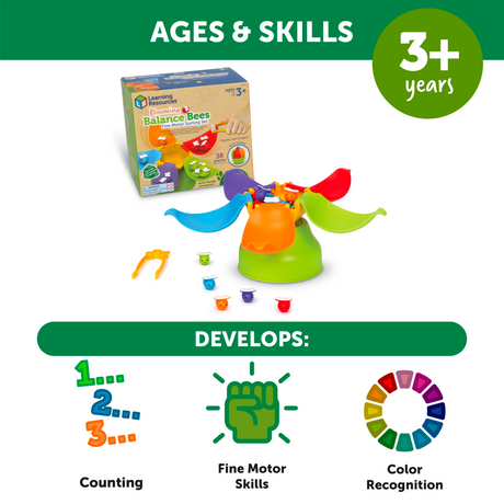 Blooming Balance Bees Fine Motor Sorting Set
