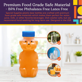 Juice Bear Bottle Drinking Cup with Long Straws, 3-pack