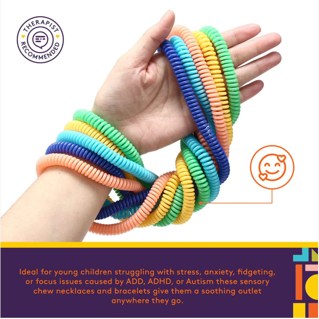 Chewy Jewelry Sensory Necklaces and Bracelets