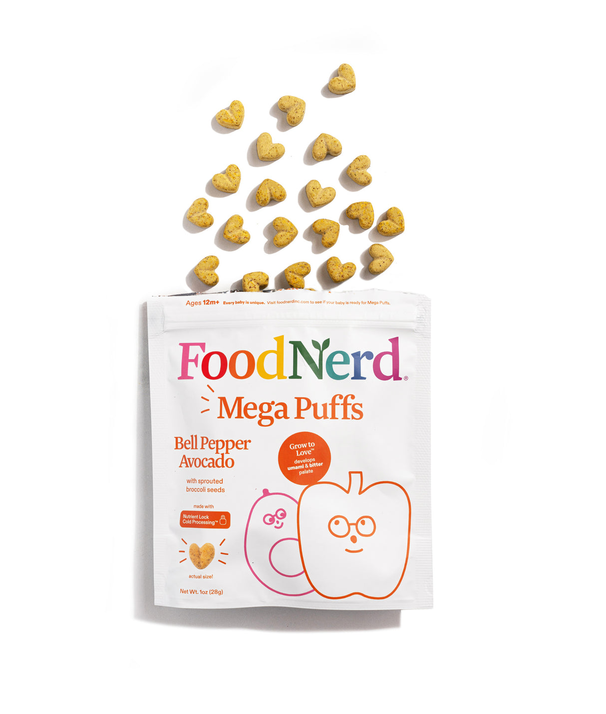 Orange Mega Puffs - Bell Pepper Avocado