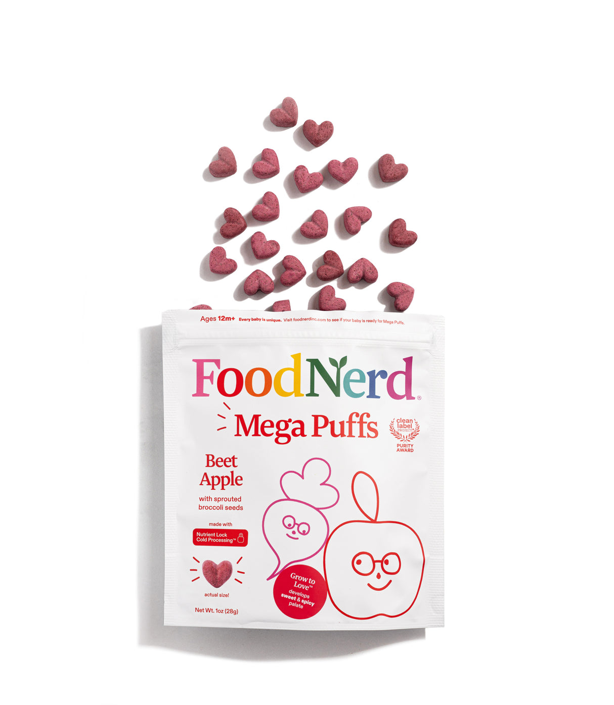 Red Mega Puffs - Beet Apple