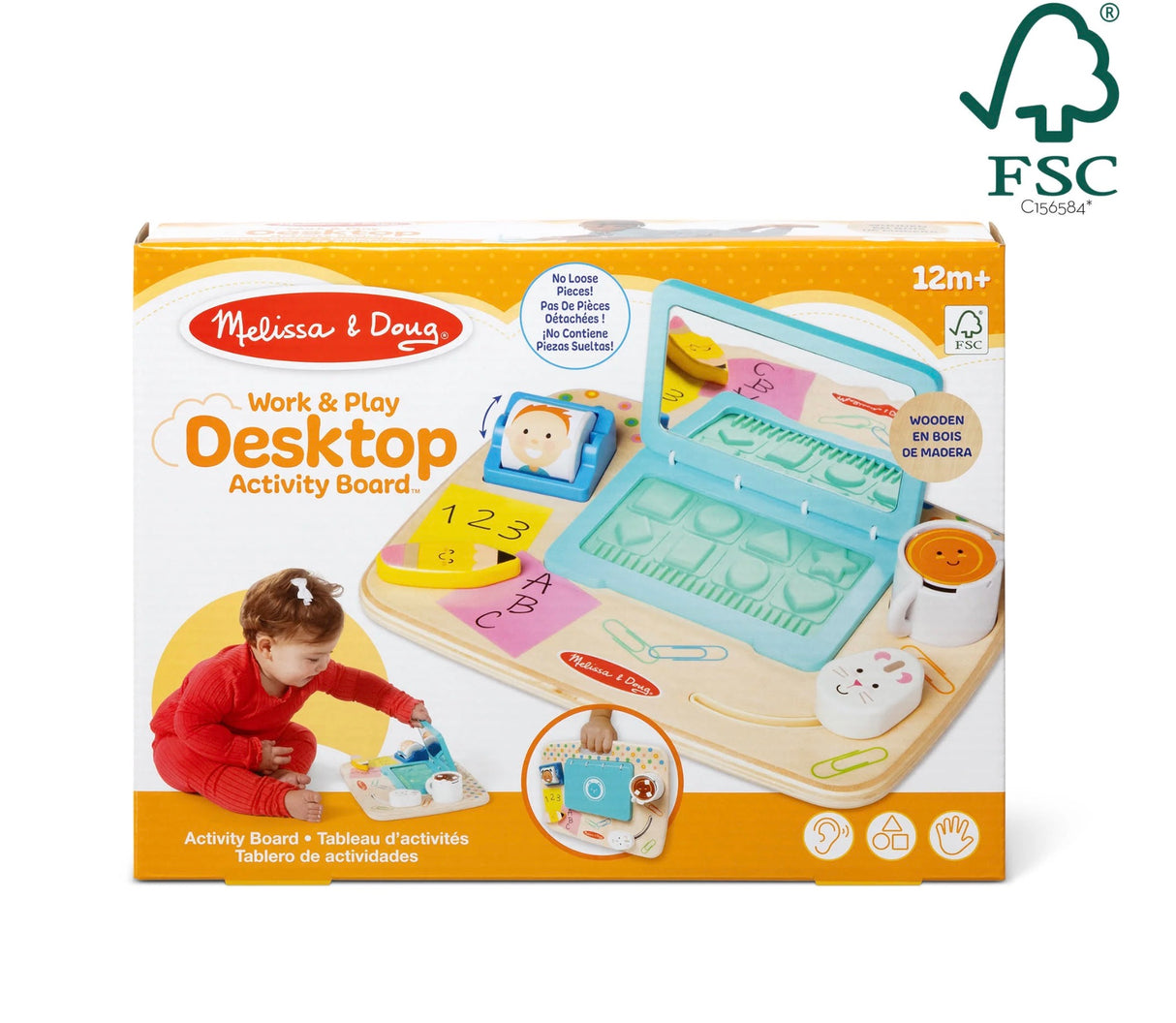Melissa & Doug's Work & Play Desktop Activity Board