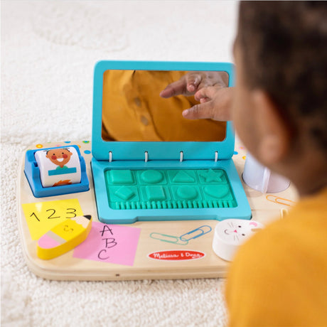 Melissa & Doug's Work & Play Desktop Activity Board