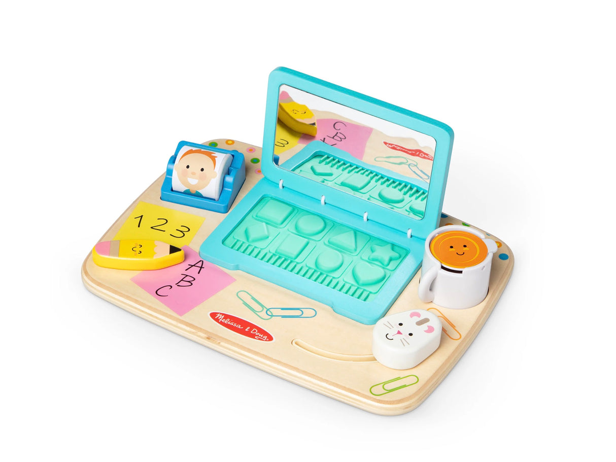 Melissa & Doug's Work & Play Desktop Activity Board