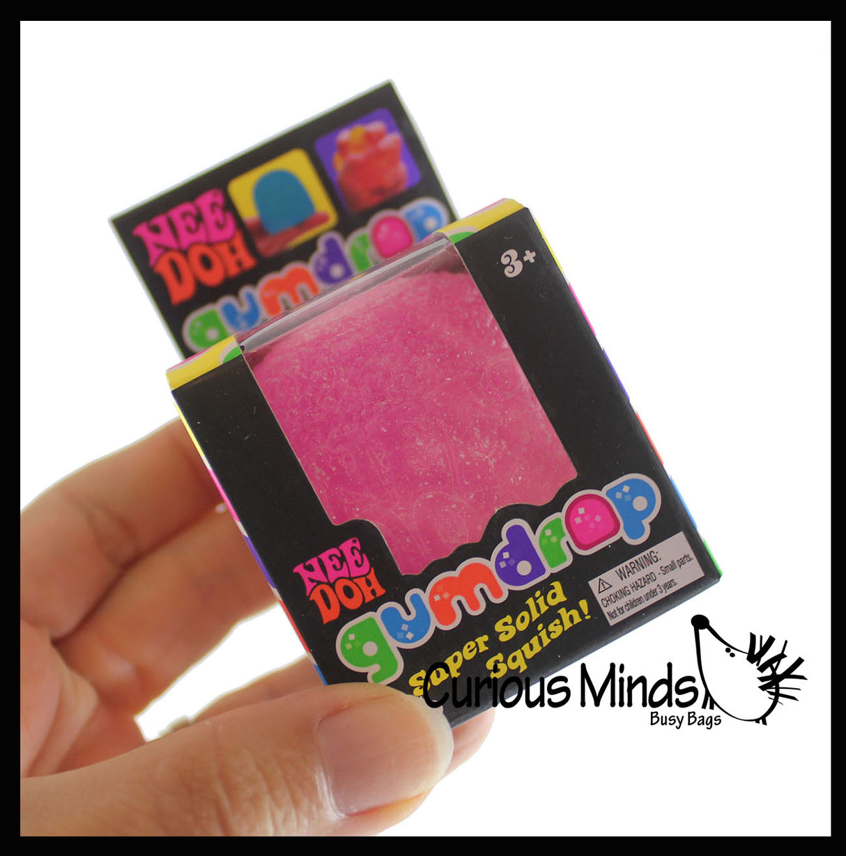 NeeDoh Gumdrop – Textured Sensory Toy with Super Solid Squish