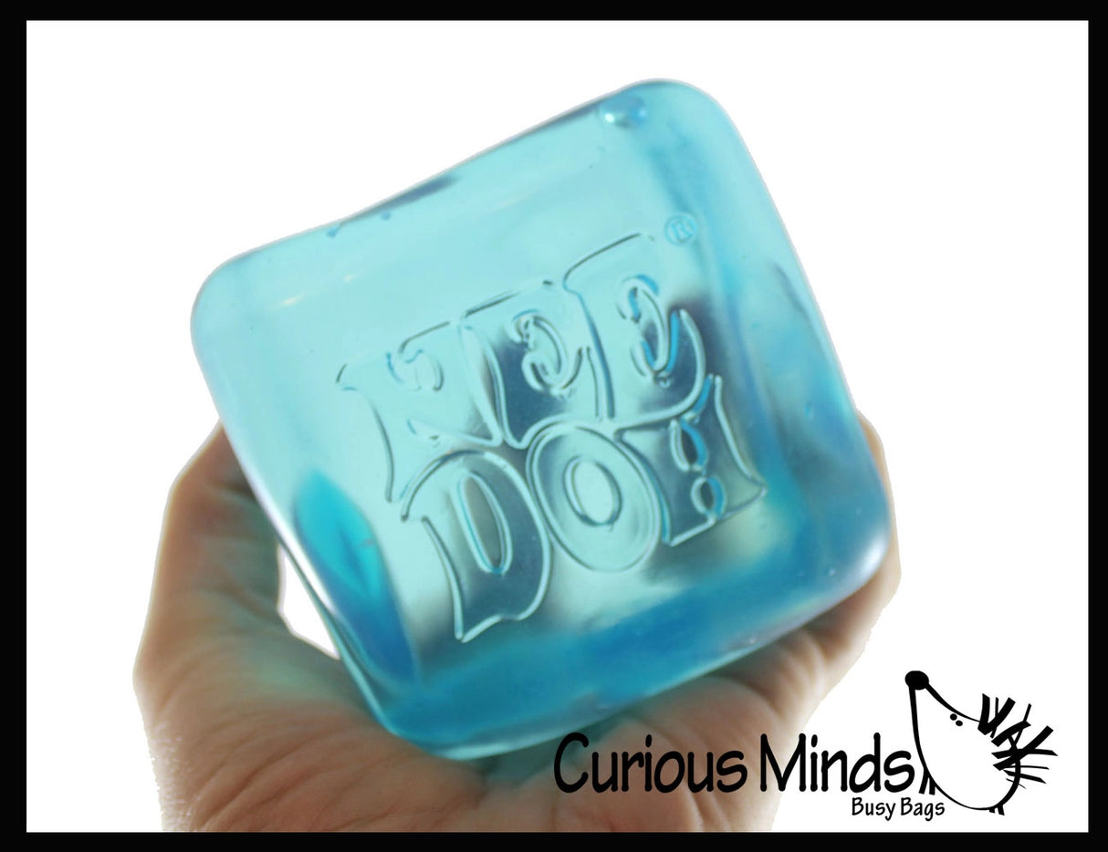 NeeDoh Nice Cube – Sensory Squeeze Toy with Super Solid Squish