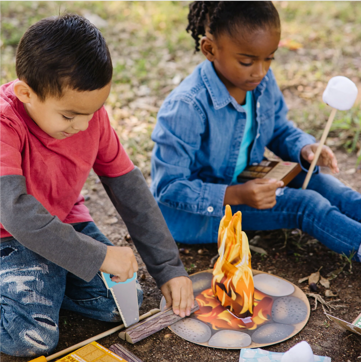 Melissa & Doug's Let's Explore Campfire S'Mores Play Set