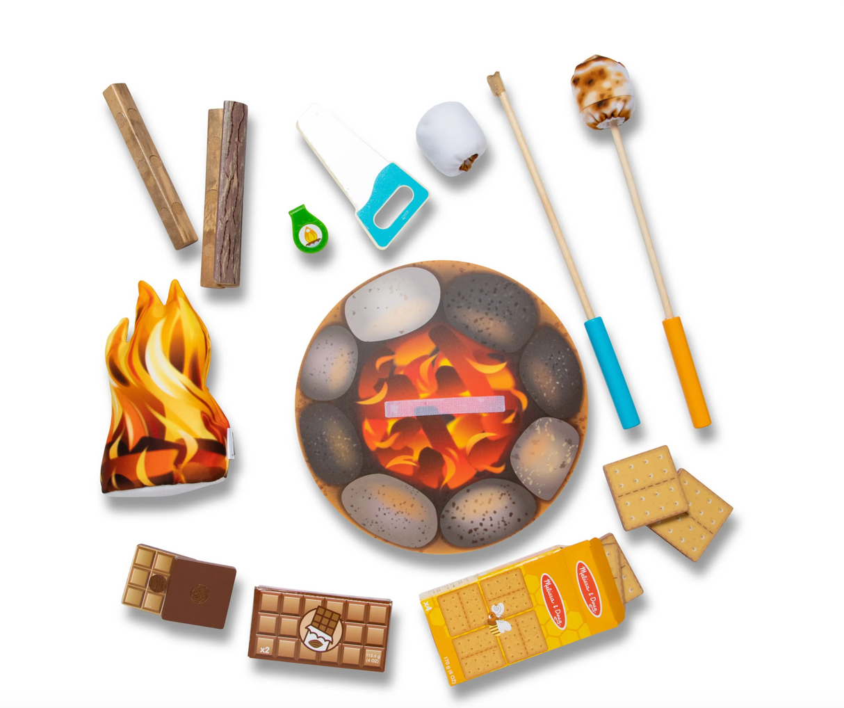 Melissa & Doug's Let's Explore Campfire S'Mores Play Set