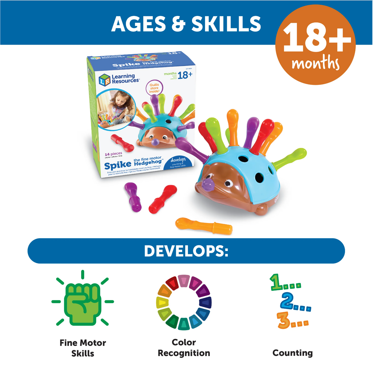 Spike the Fine Motor Hedgehog®