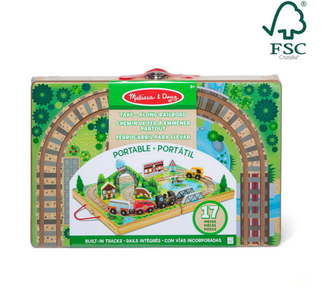 Melissa & Doug's Take-Along Railroad