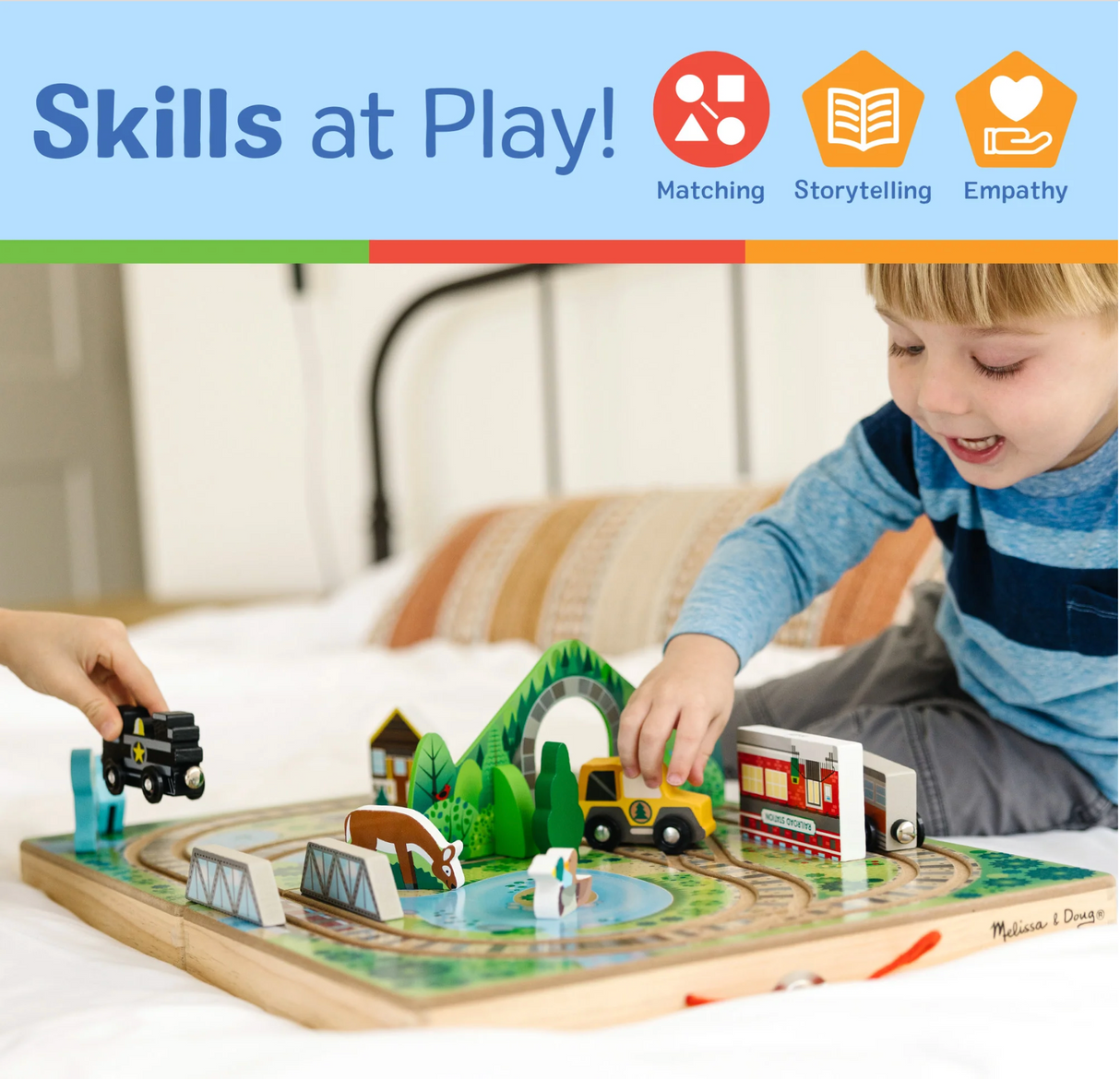 Melissa & Doug's Take-Along Railroad