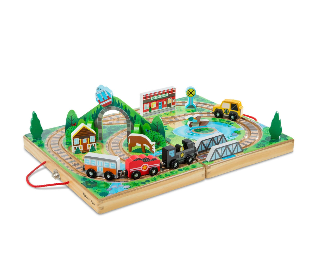Melissa & Doug's Take-Along Railroad