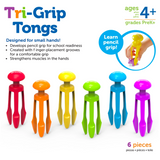 Tri-Grip Tongs, Set of 6