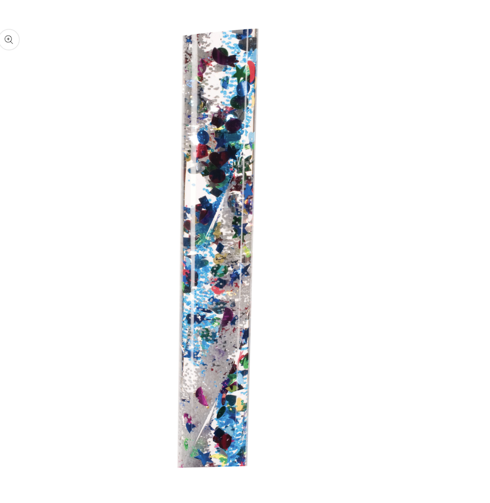 Jumbo Spiral Glitter Wand (Assorted Colors)