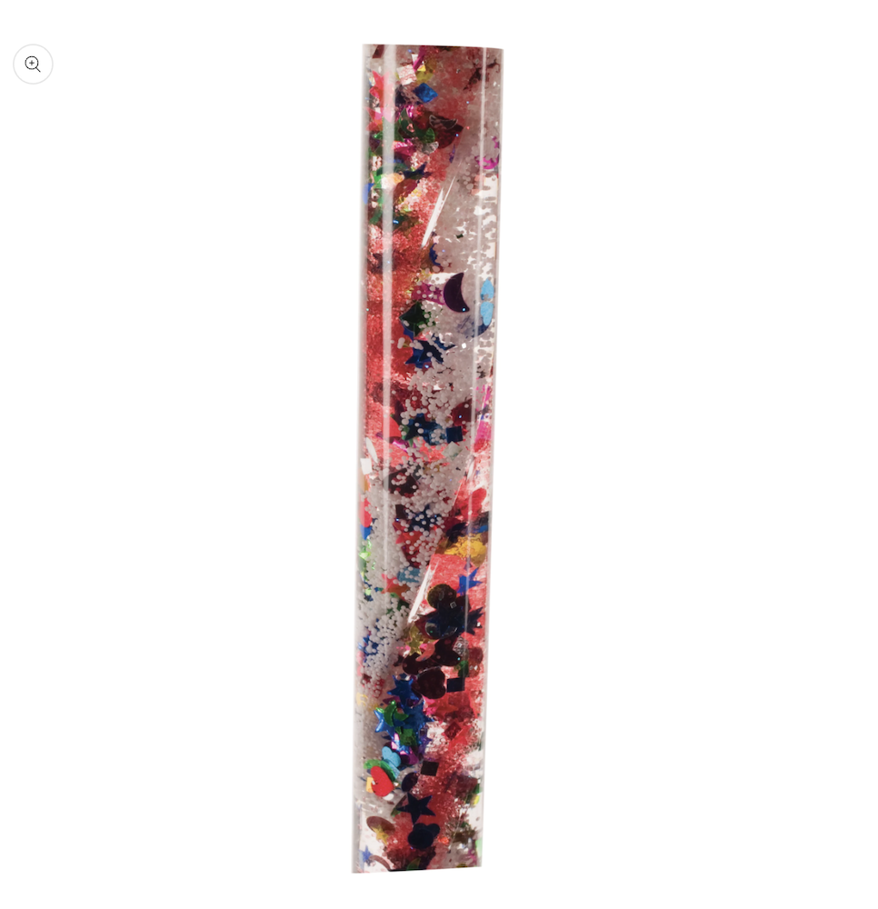 Jumbo Spiral Glitter Wand (Assorted Colors)