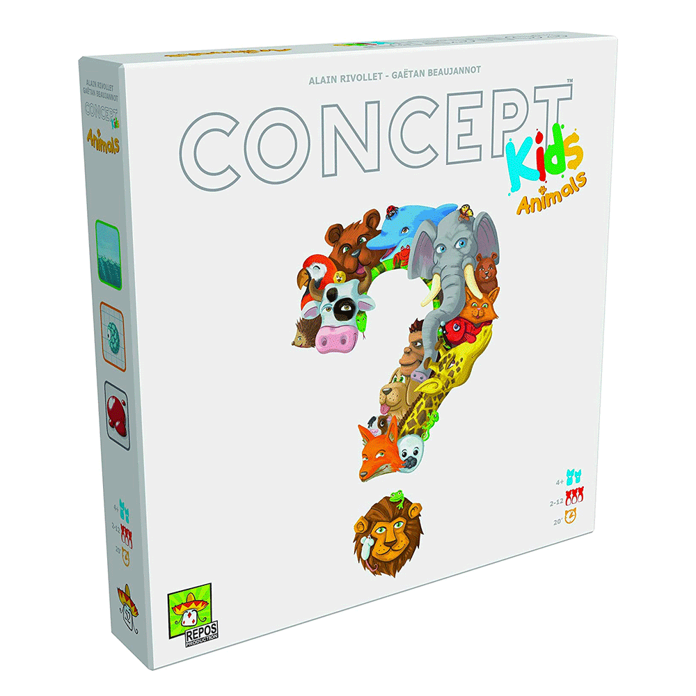 Concept Kids Animals - Cooperative Guessing Game for Kids & Adults