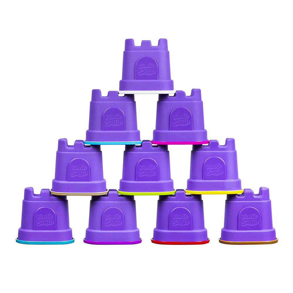 Kinetic Sand with Castle Containers