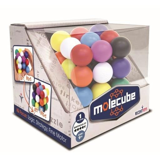 Molecube Tactile Fidget Cube & 3-Dimensional Puzzle
